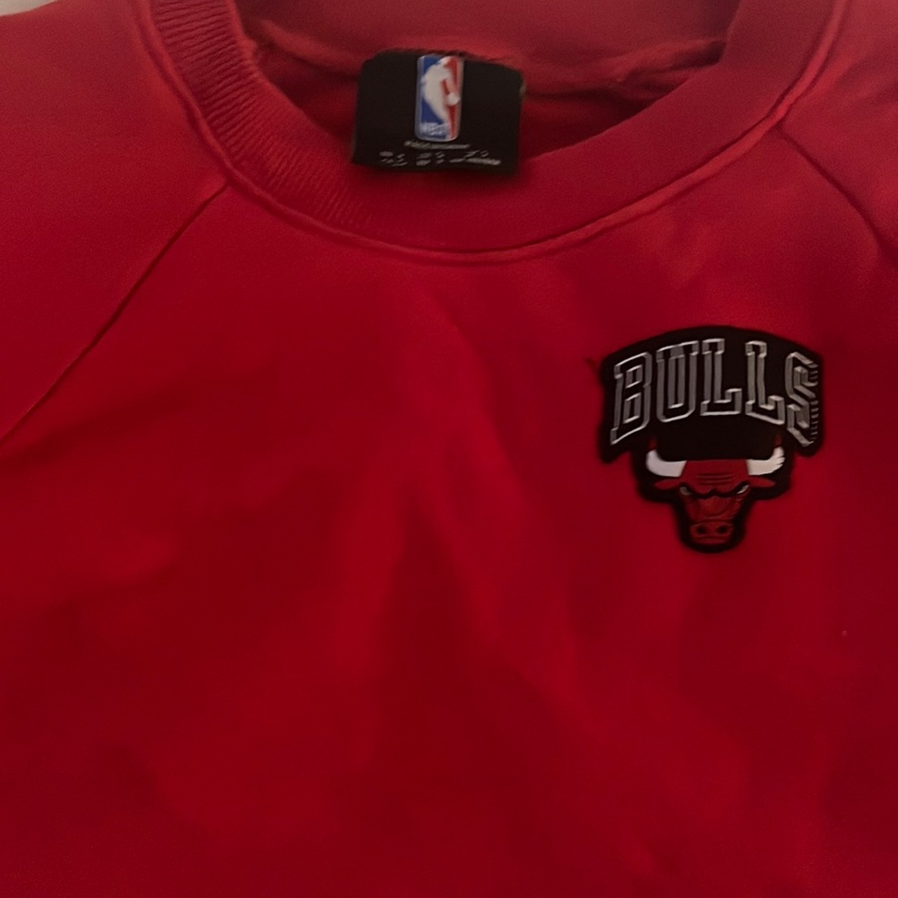 Red long sleeve crop top
